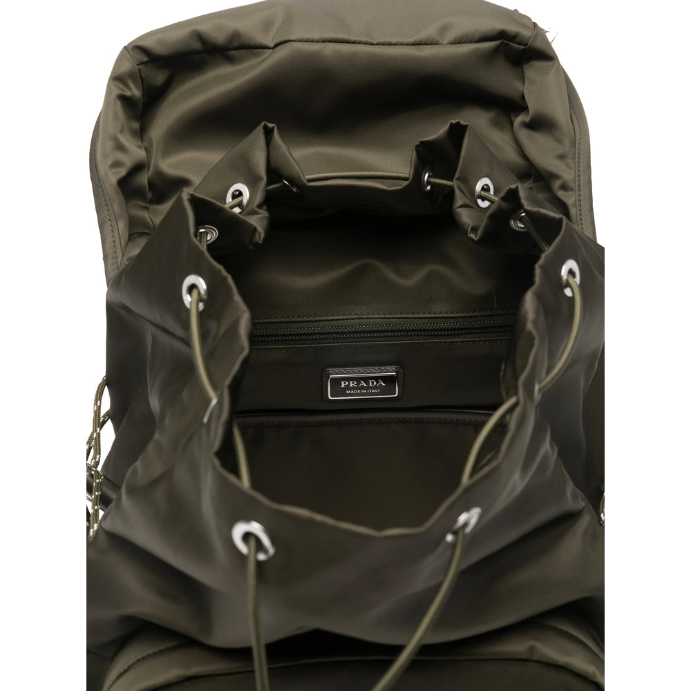 Prada Green Backpacks Men