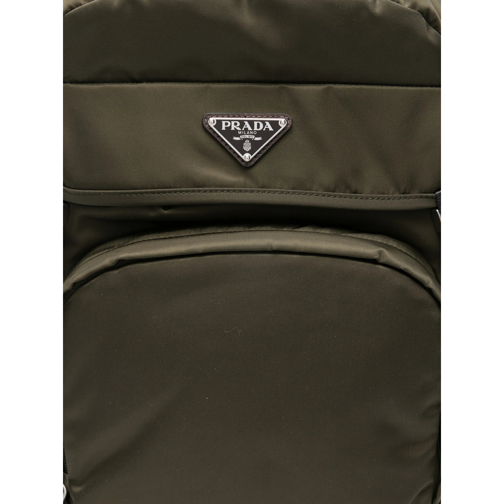 Prada Green Backpacks Men