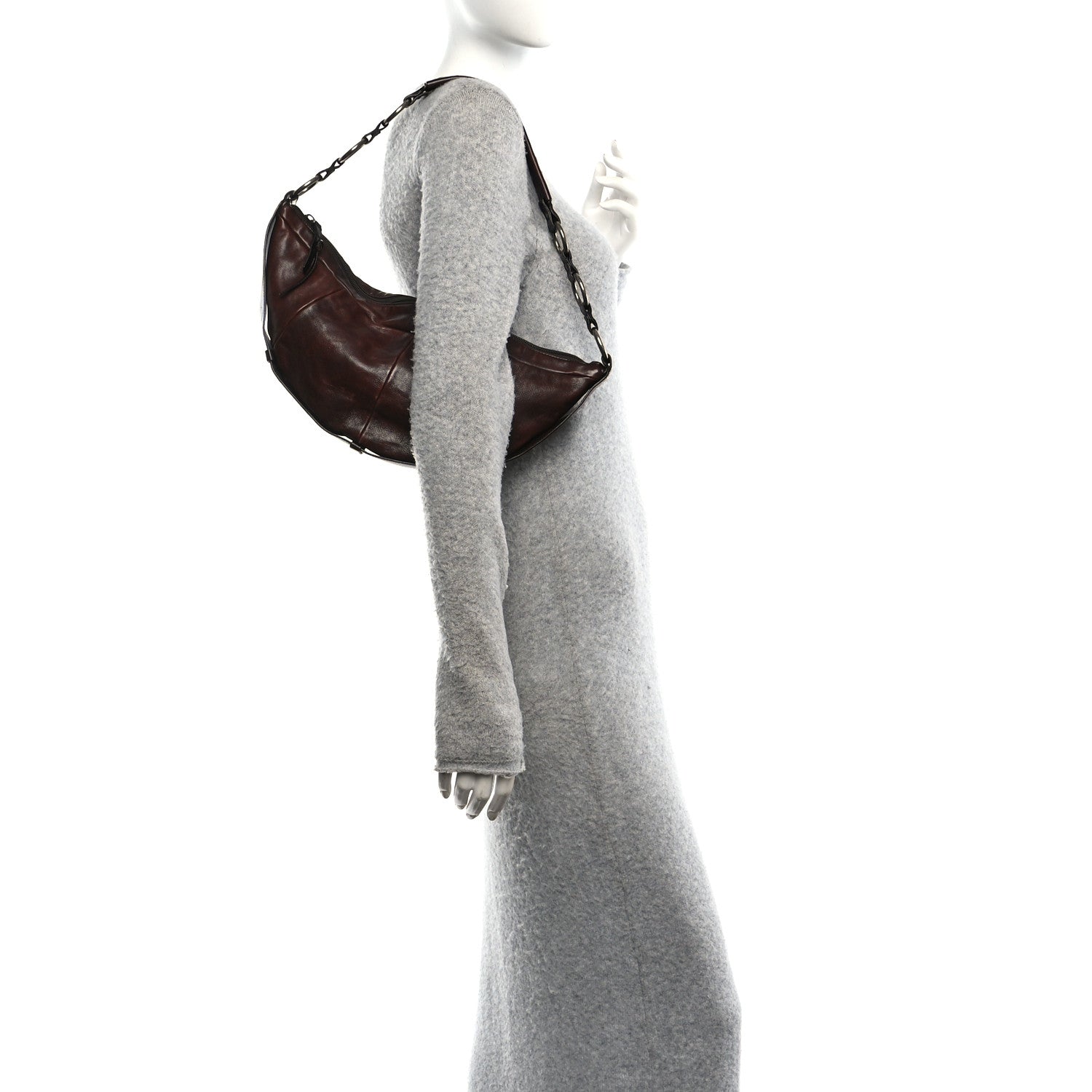 Calfskin Mombasa Sling Bag Brown