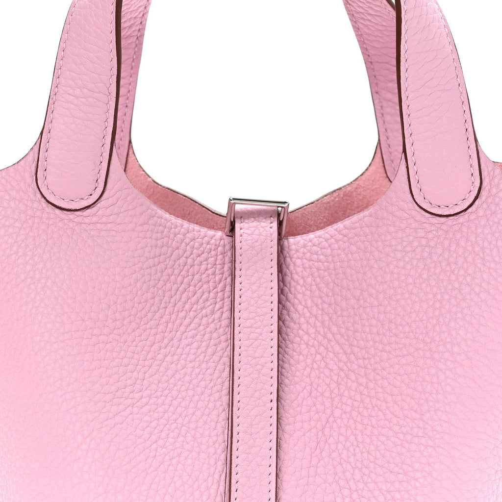 Taurillon Clemence Picotin Lock 18 PM Mauve Sylvestre