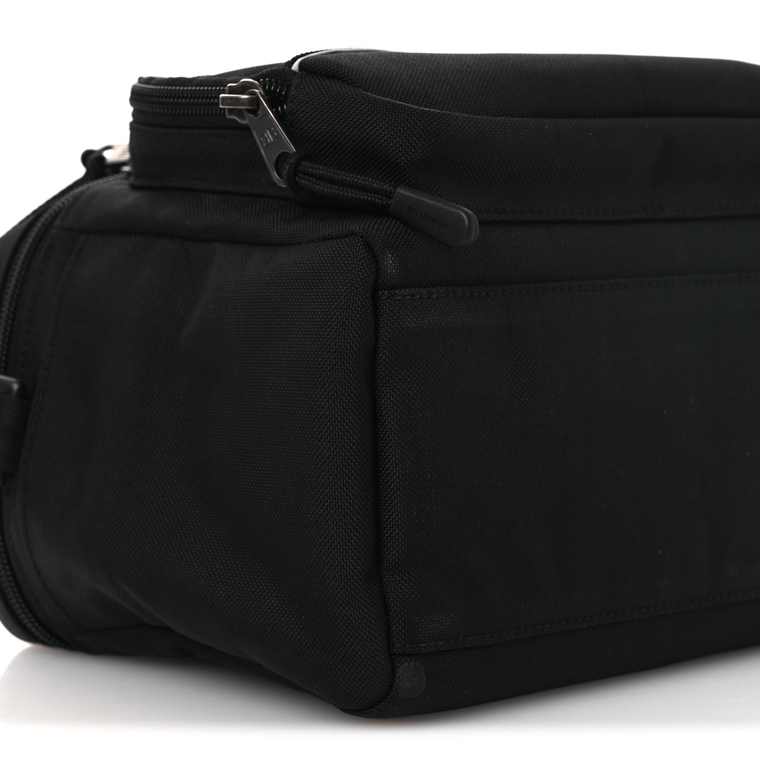 Nylon Logo Sport Camera Bag Black