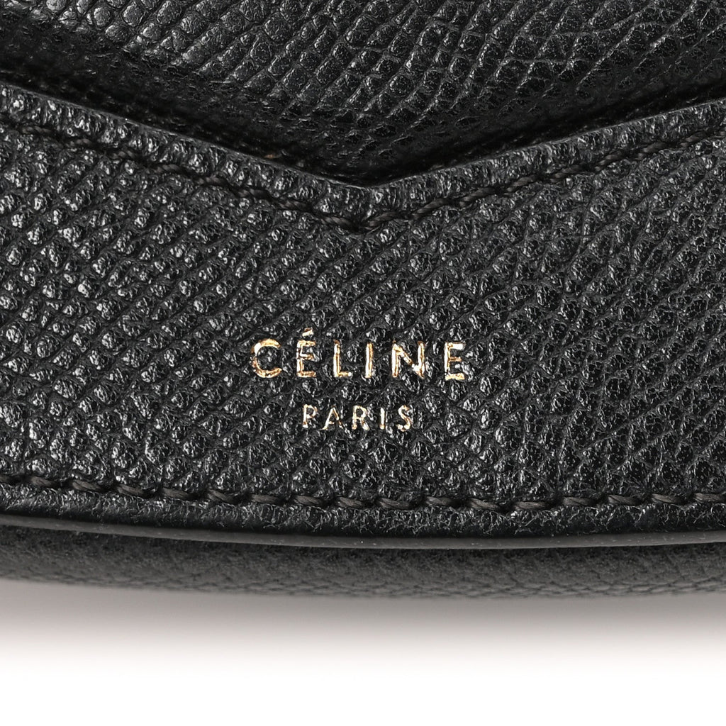 Grained Calfskin Small Trotteur Black