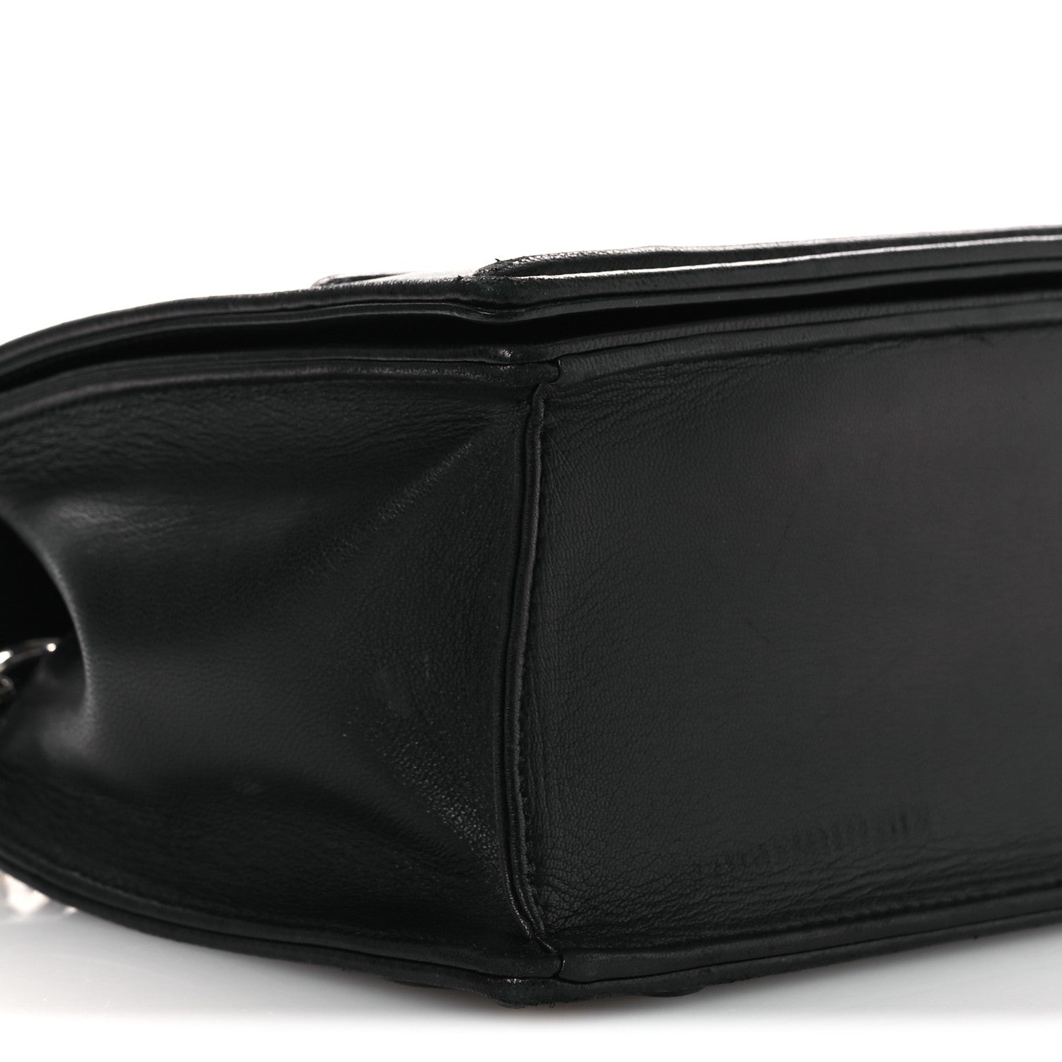 Lambskin Medium Diorama Flap Bag Black
