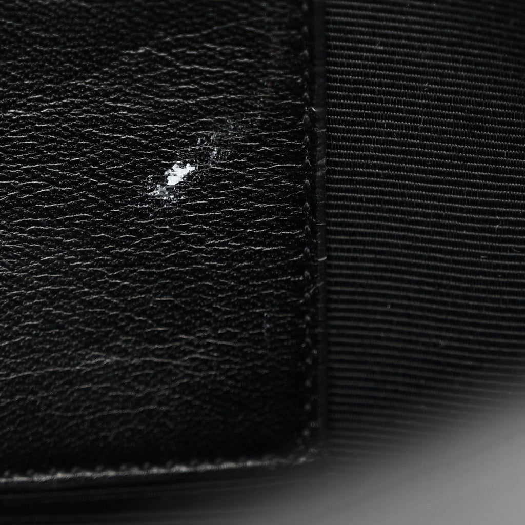Grain De Poudre Monogram Cassandre Clutch Black