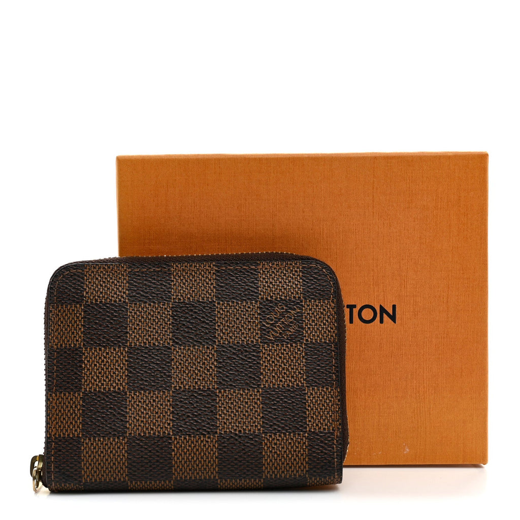 Damier Ebene Zippy Coin Purse