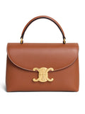 Celine Women Nino Teen Soft Bag In Grained Calfskin