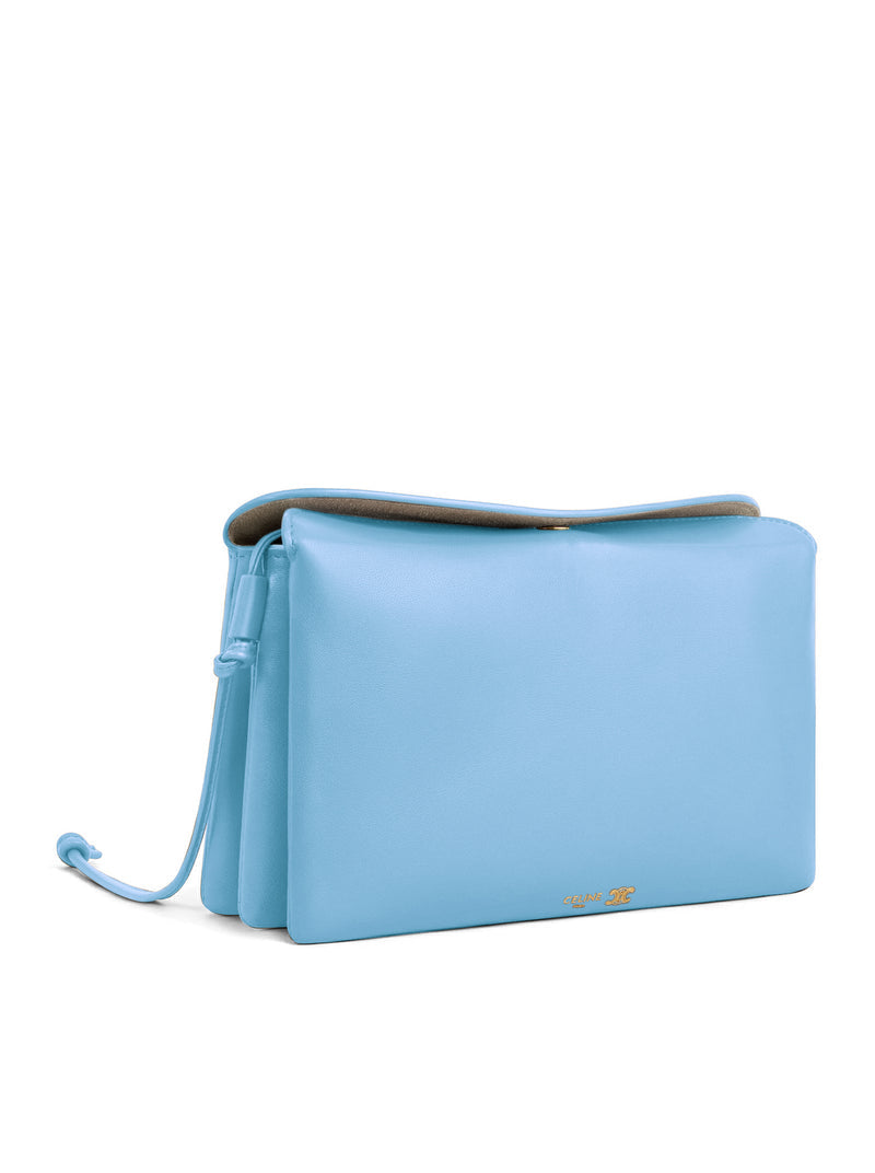 Celine Women Trio With Flap In Smooth Calfskin