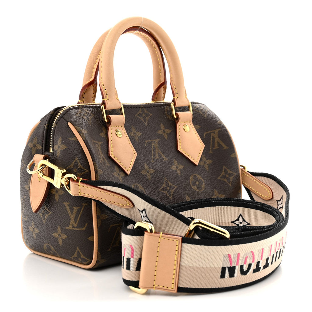Monogram Speedy Bandouliere 20 Black