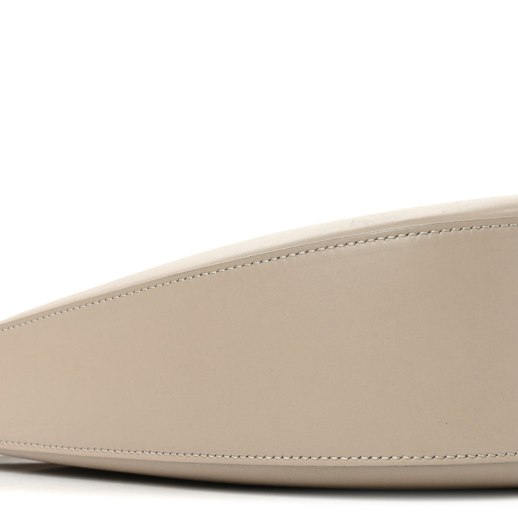 Satin Calfskin Jacquard Small Luna Bag Oat