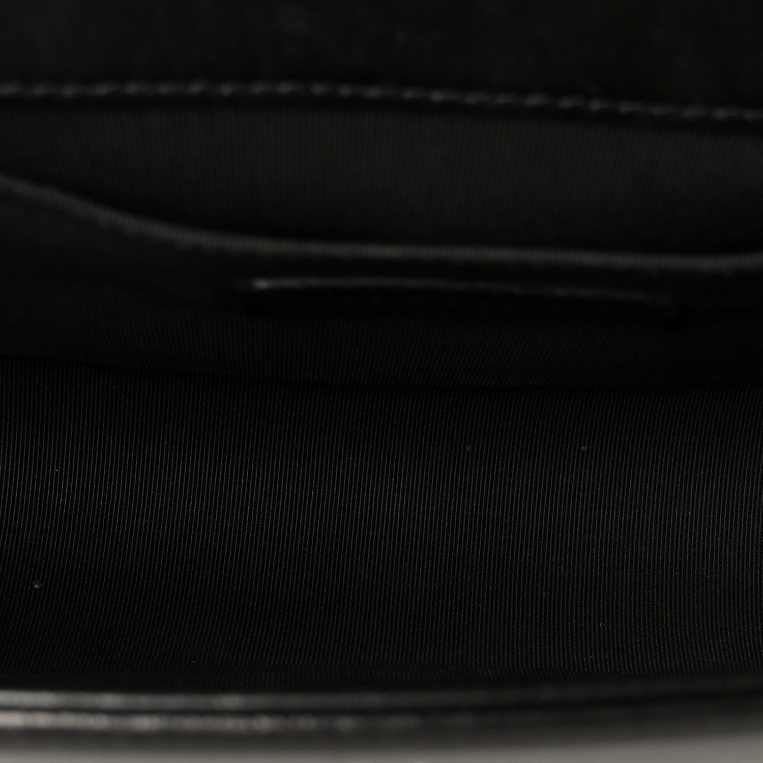 Lambskin Quilted Medium Boy Flap Black