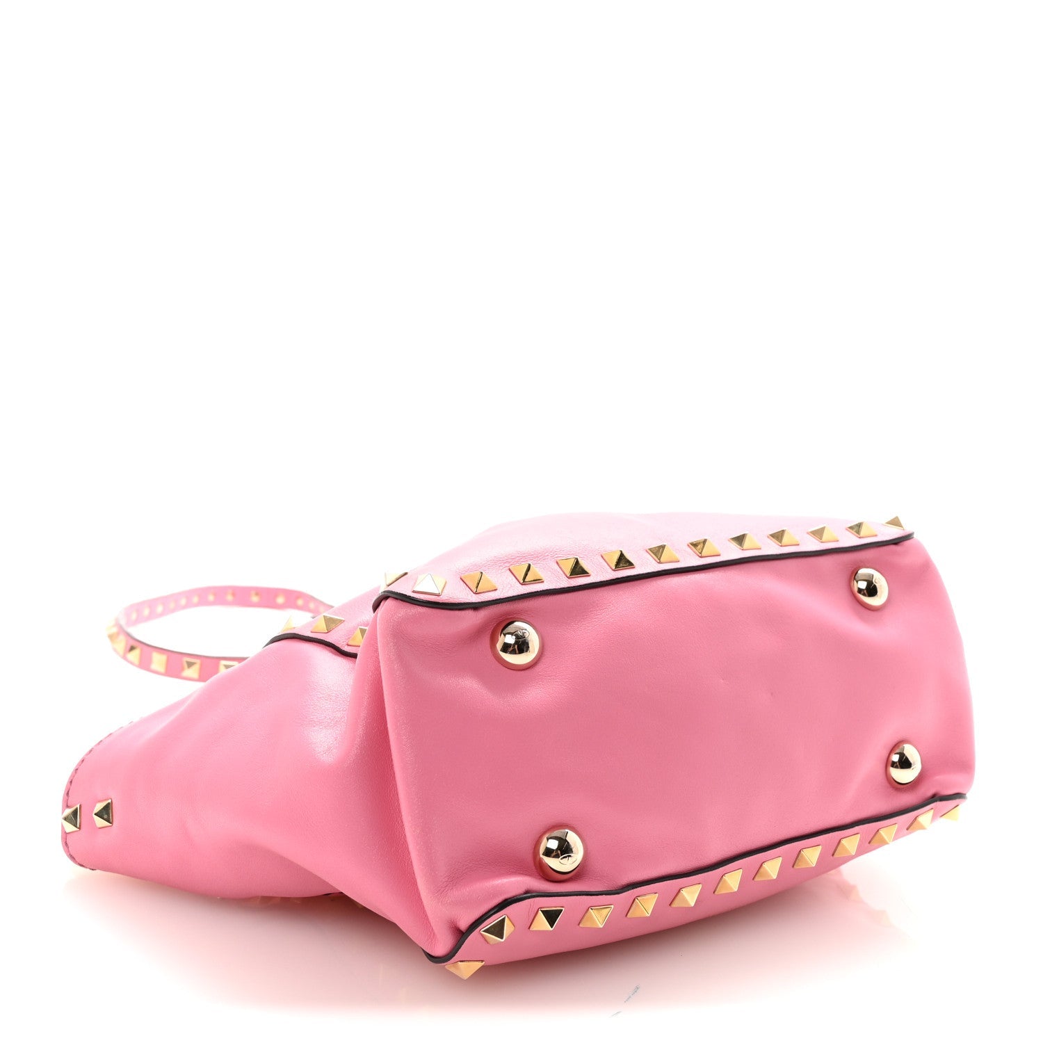 Vitello Mini Rockstud Tote Ninphea