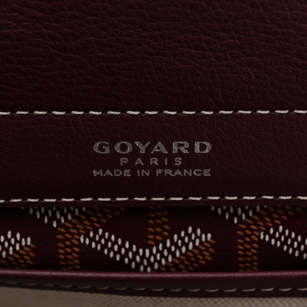Goyardine Rouette PM Burgundy