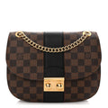 Damier Ebene Cuir Taurillon Wight Black