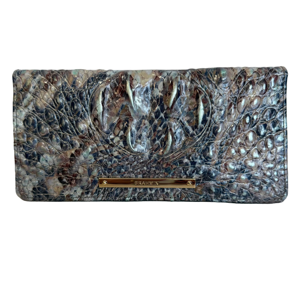 BRAHMIN Icy Python Melbourne Ady Wallet NWOT