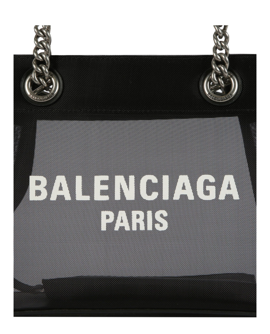 Balenciaga Womens Small Duty Free Mesh Tote