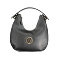 Mario Valentino Black Polyurethane Women Shoulder Women's Bag