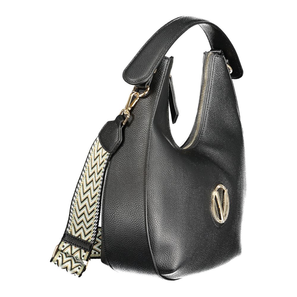 Mario Valentino Black Polyurethane Women Shoulder Women's Bag
