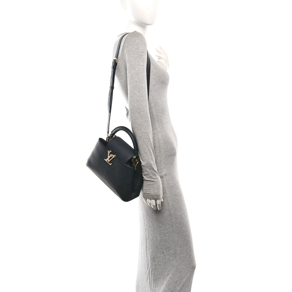 Taurillon Mother of Pearl Capucines BB Black