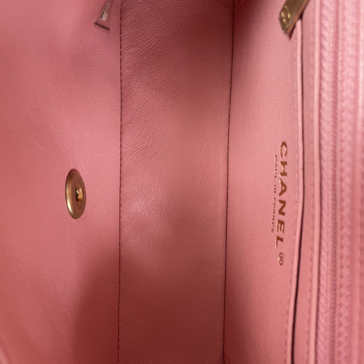 Chanel Pink Mini Rectangular Classic Flap Bag 2019