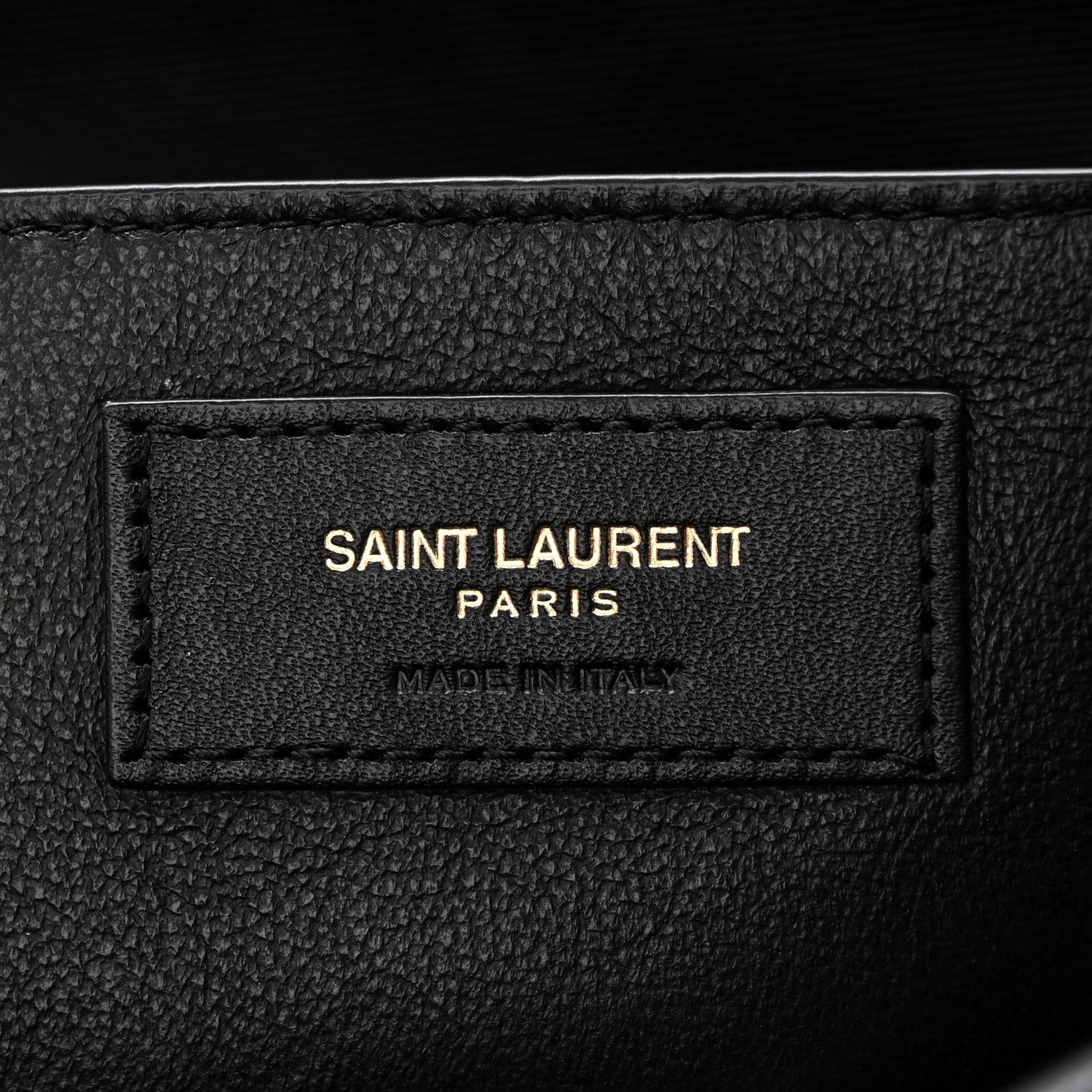 Lambskin Matelasse Monogram Large Jamie 4.3 Black