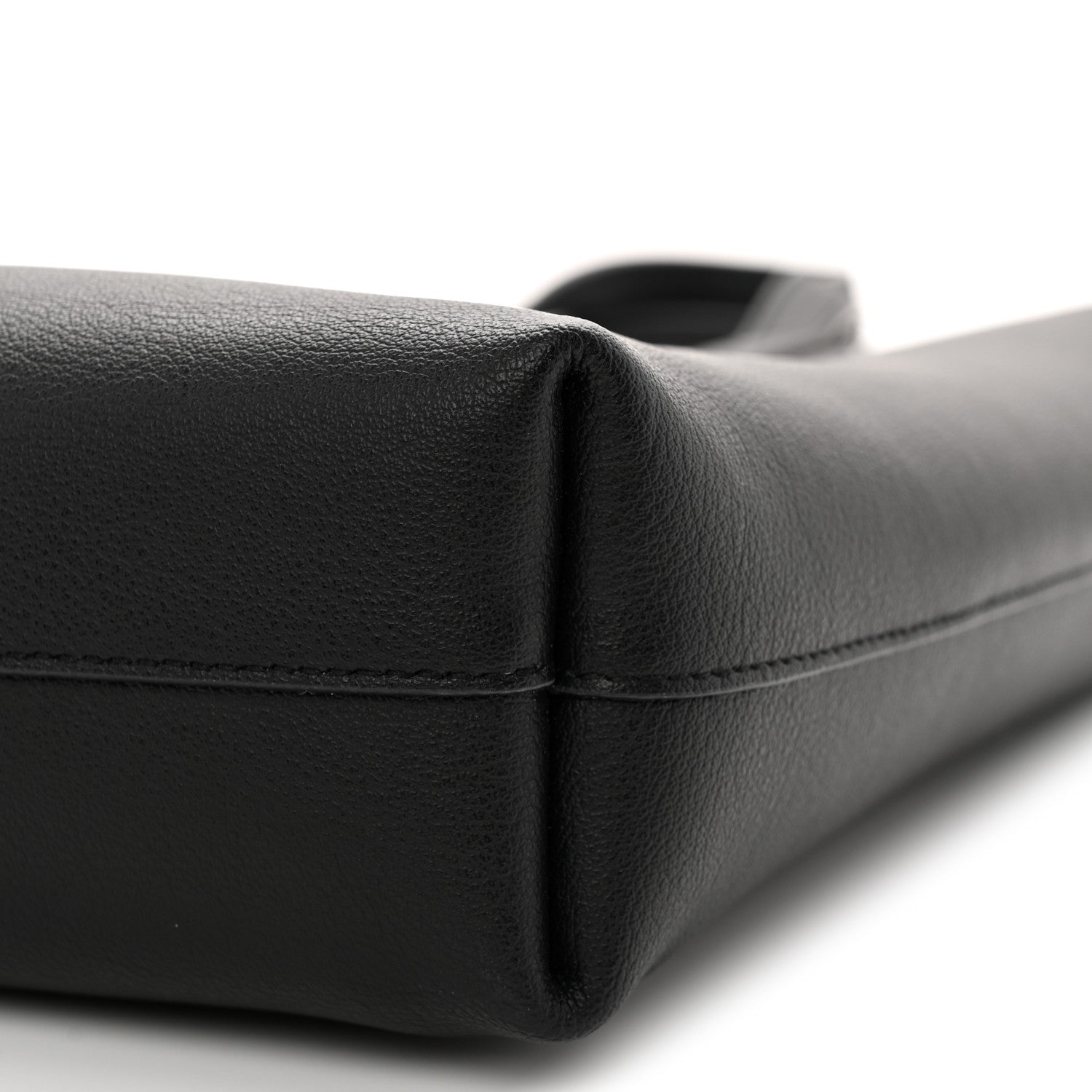 Calfskin Toy Shopping Tote Black