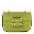 Lizard Mini Horsebit 1955 Shoulder Bag Green