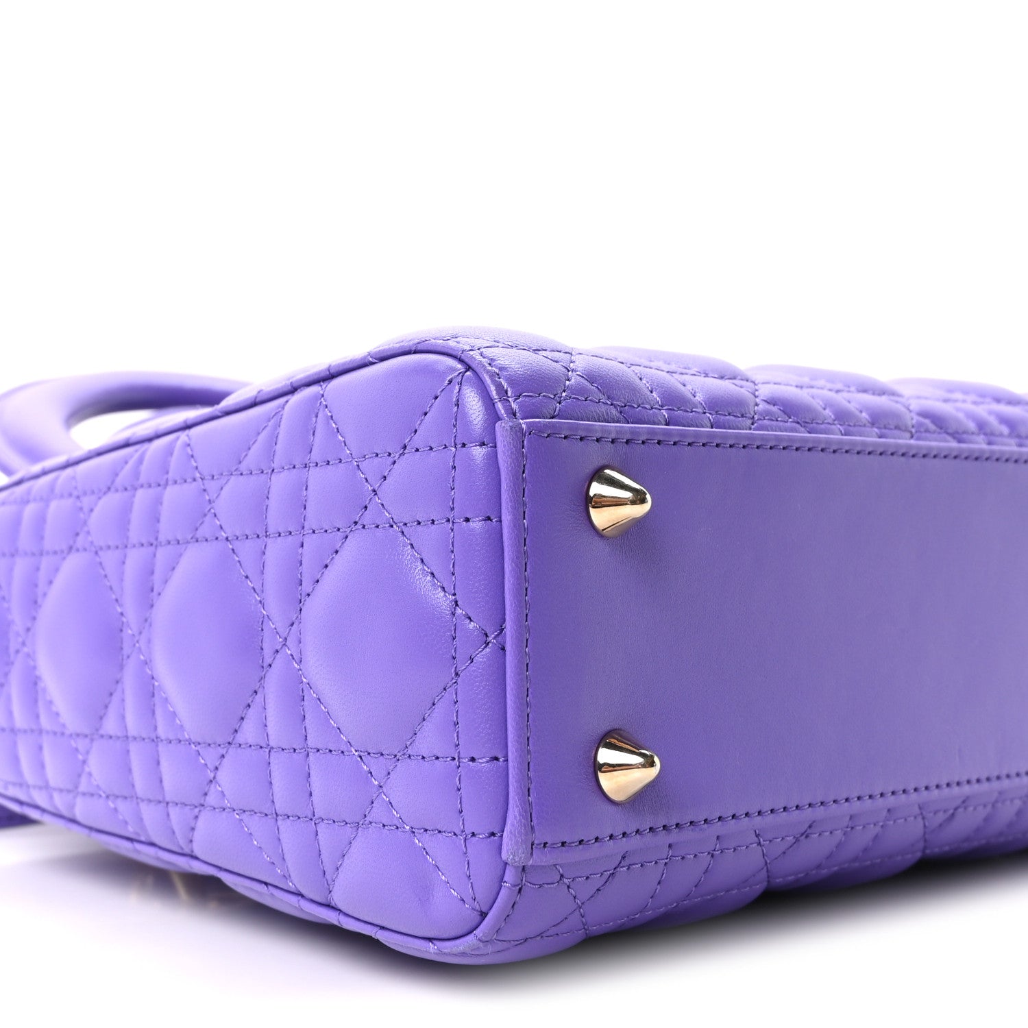 Lambskin Cannage Small My ABCDior Lady Dior Purple