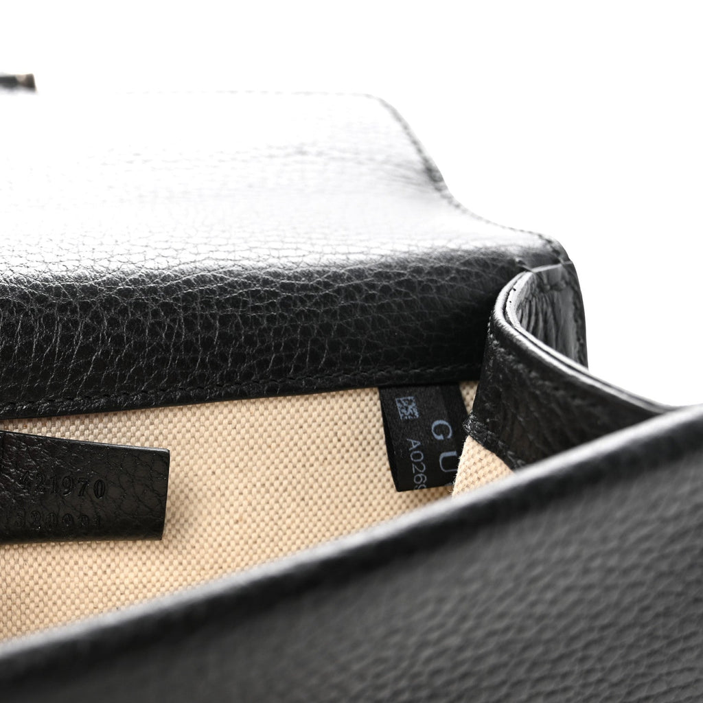 Calfskin Mini Dionysus Shoulder Bag Black