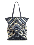 Loewe Paula's Ibiza Men Puzzle Fold Xl Tote Bag In Raffia