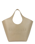 Balenciaga Womens Mary-Kate Leather Tote Bag