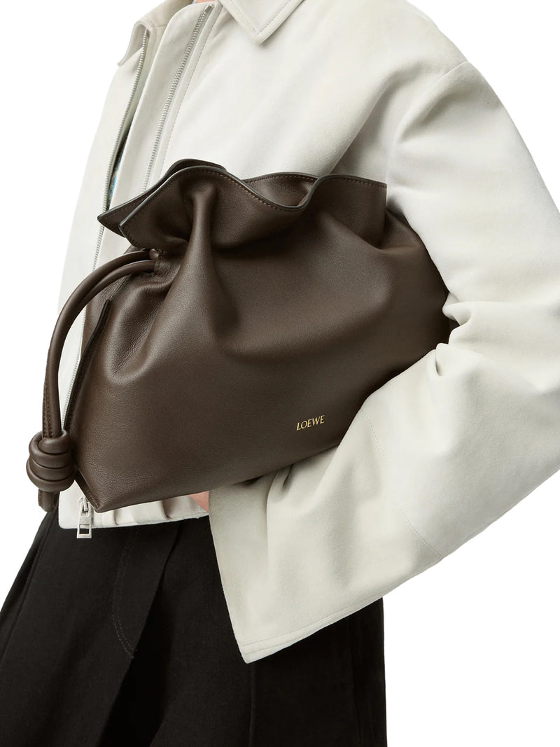 Loewe Women Medium Flamenco Clutch Bag In Calfskin Nappa