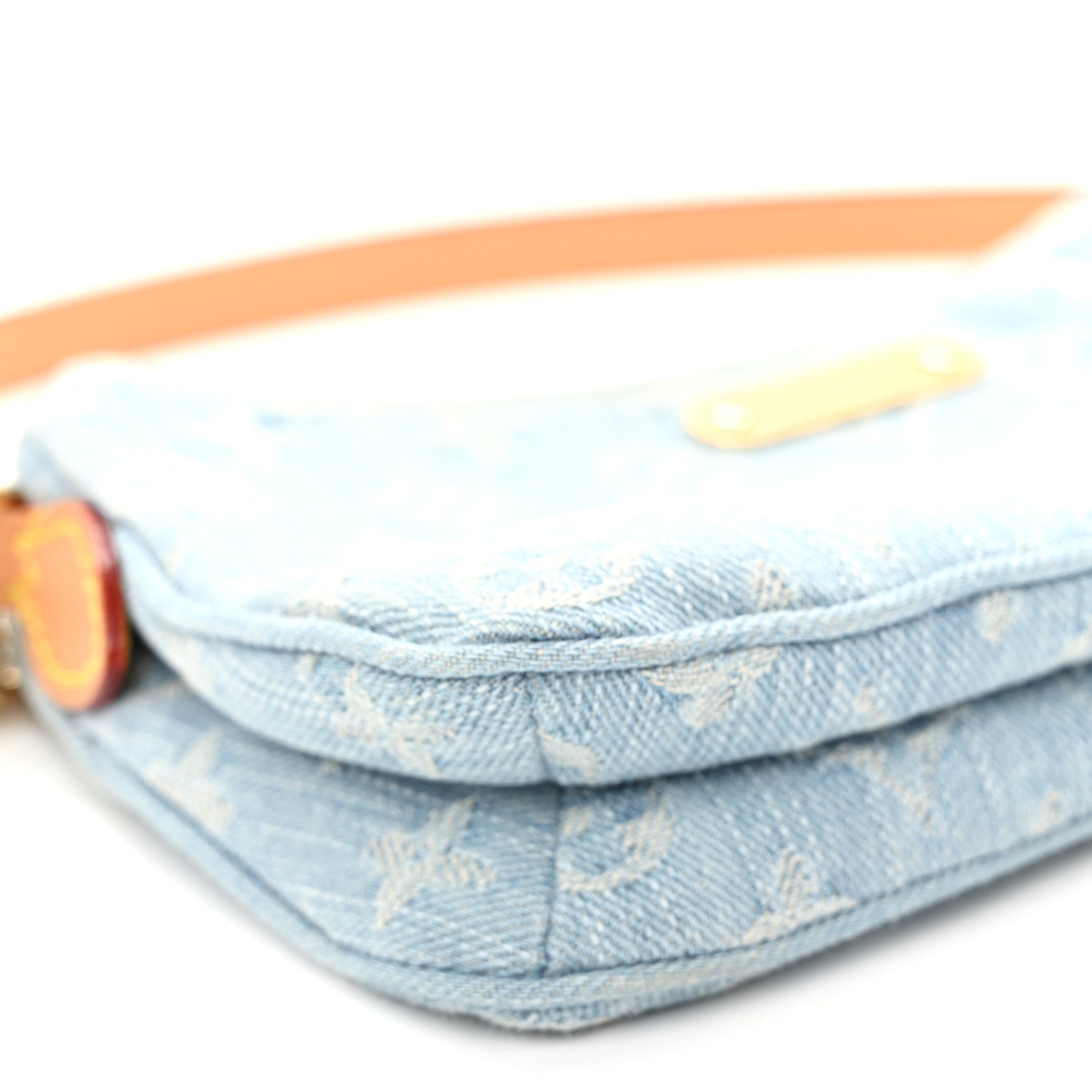 Monogram Denim Liv Pochette Sky Blue