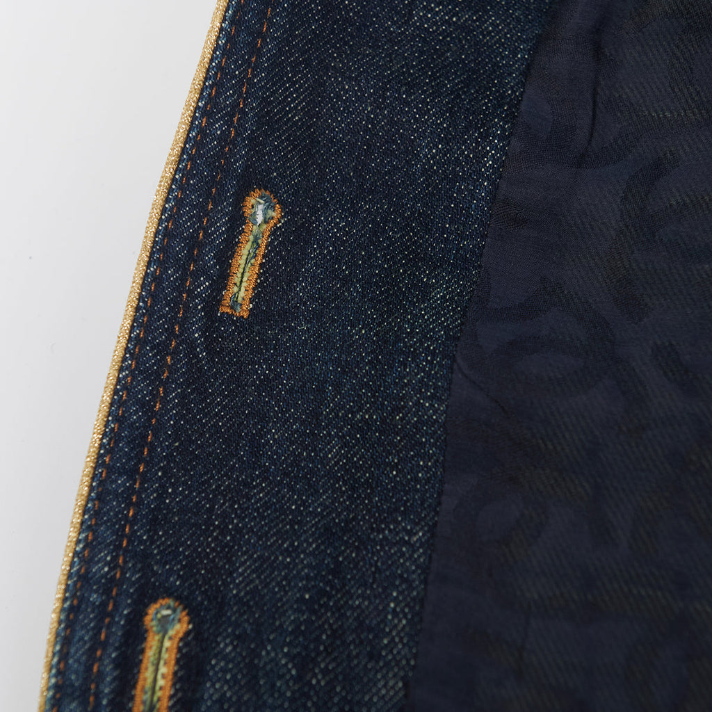 Chanel Button Denim Jacket - Size 36