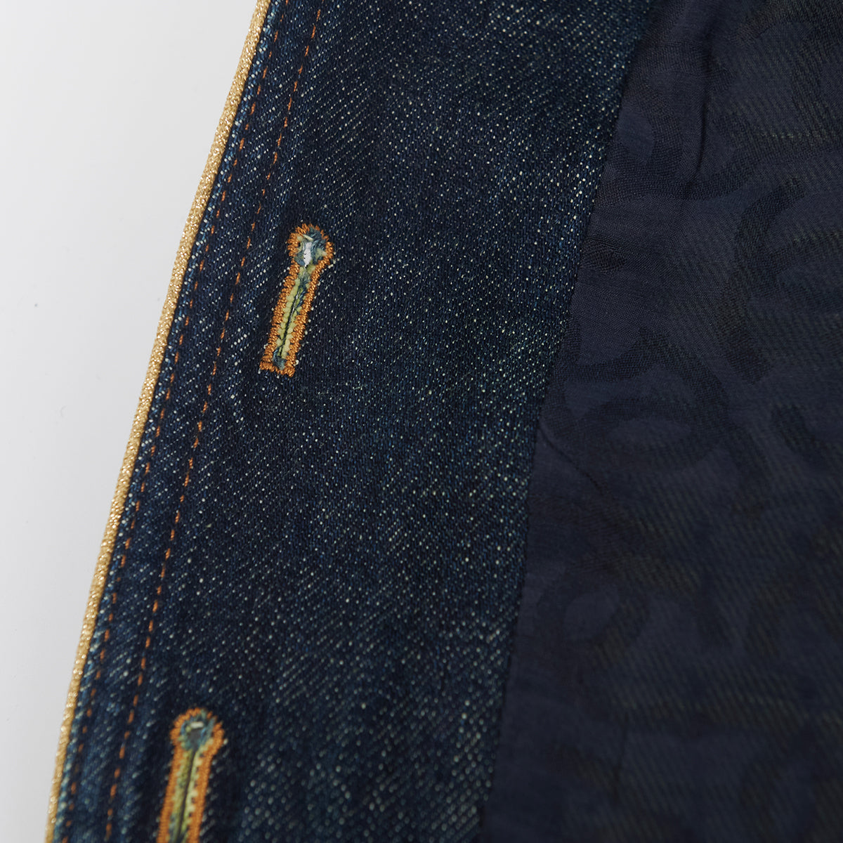 Chanel Button Denim Jacket - Size 36