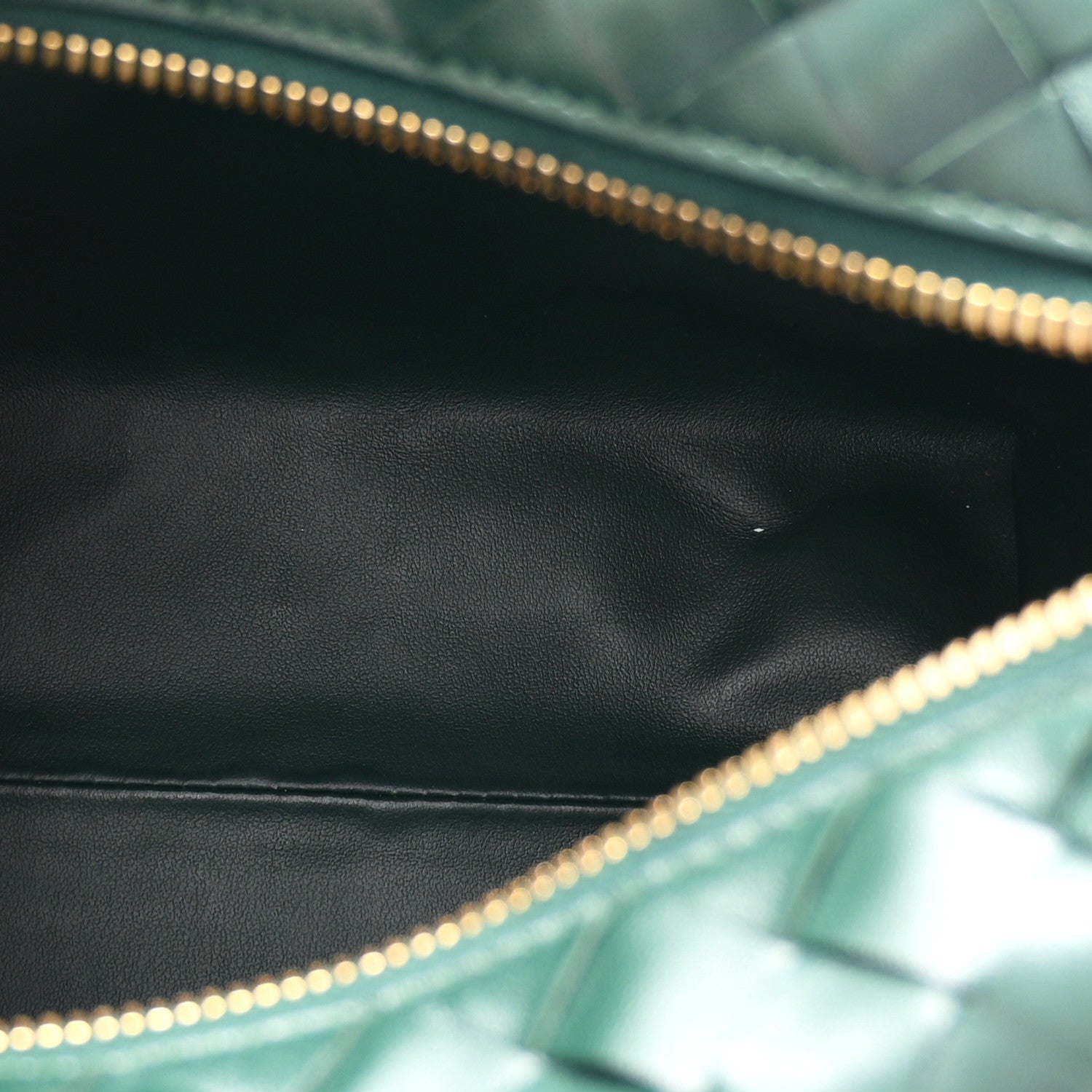 Calfskin Intrecciato Mini Wallace Emerald Green