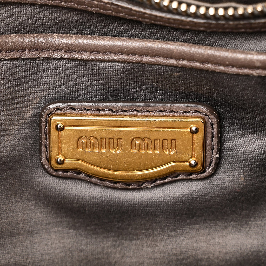 Nappa Matelasse Turnlock Hobo Black Brown