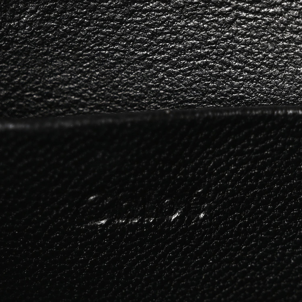 Calfskin Small Nile Bracelet Minaudiere Bag Black