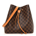 Damier Ebene Neonoe MM Safran