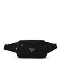 Re-Nylon Saffiano Belt Bag Black