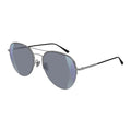 Bottega Veneta Sunglasses Aviator Full Rim, Ruthenium/Black Frame and Grey Lens BV0247S005
