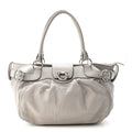 Calfskin Marisa Shoulder Bag Grey
