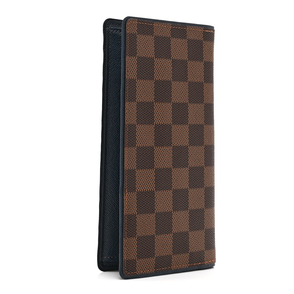 Damier Ebene Brazza Wallet Blue