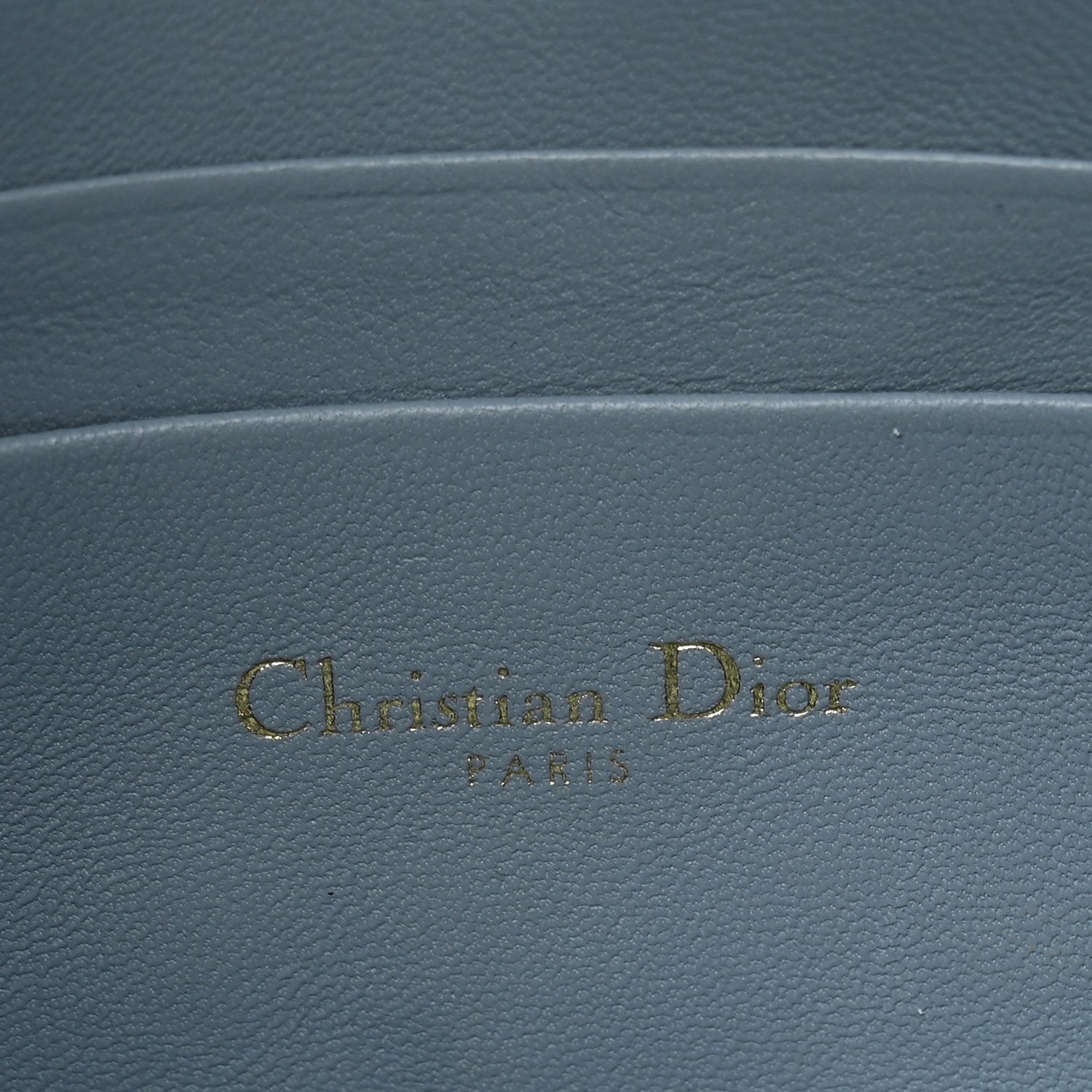 Lambskin Macrocannage Mini Dior Caro Bag Cloud Blue