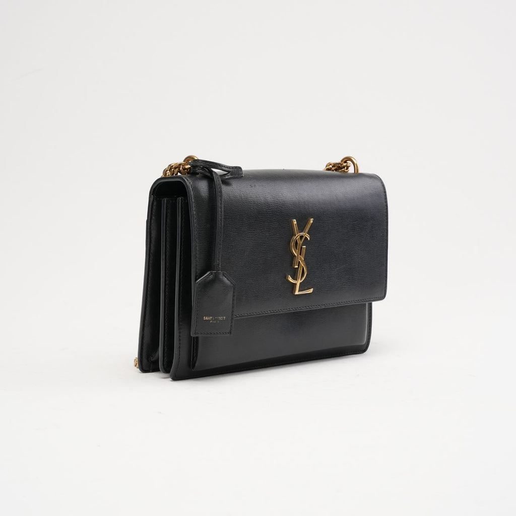 Saint Laurent Calfskin Medium Sunset Black 2020
