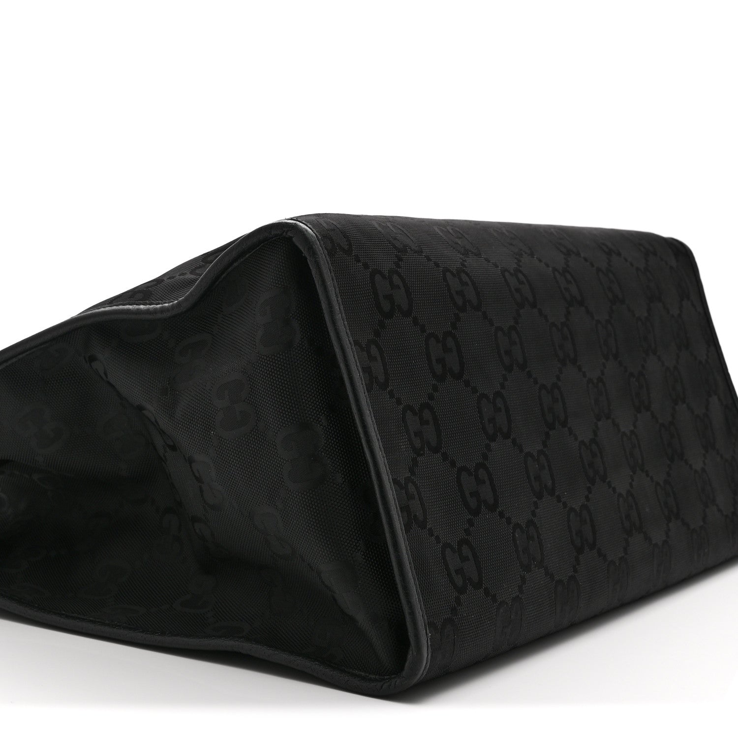 Econyl Nylon Monogram Large Off The Grid Tote Bag Black