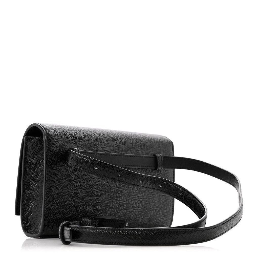 Grain De Poudre Monogram Kate Belt Bag Black