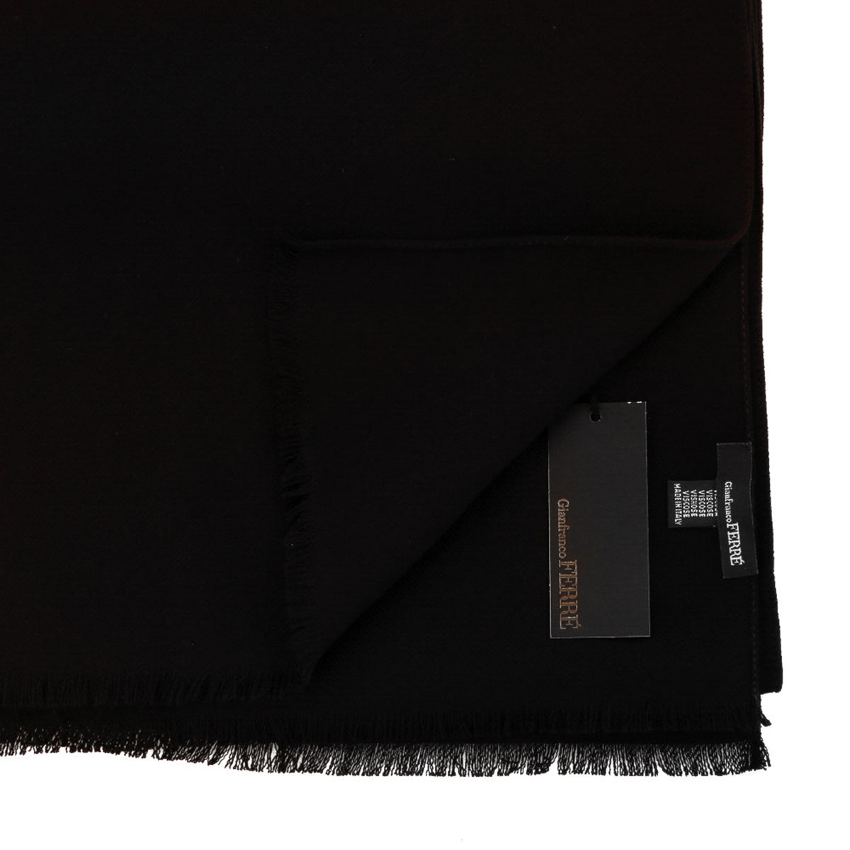 Gianfranco Ferre Black Pashmina Scarf