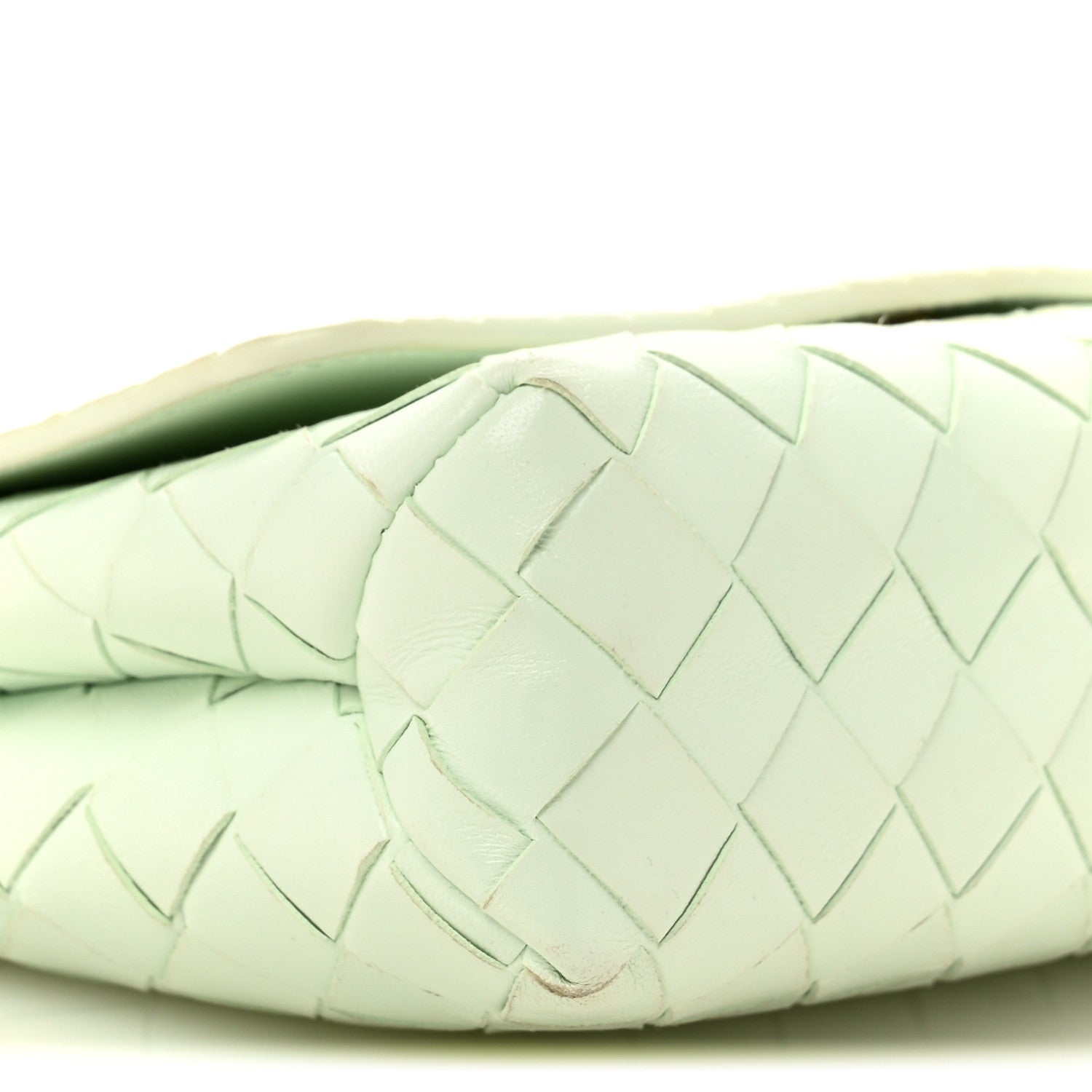 Nappa Intrecciato Mini Crossbody Bag Glacier