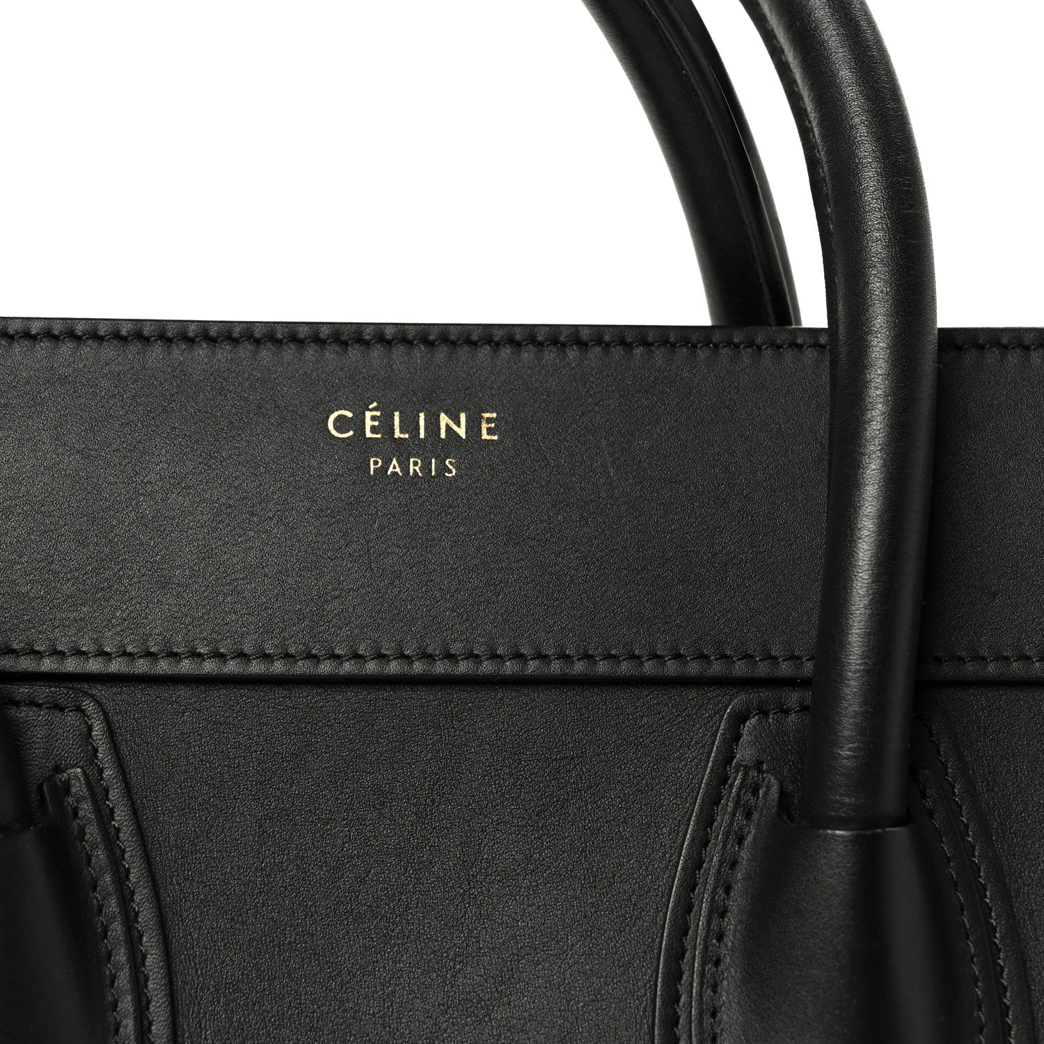 Smooth Calfskin Mini Luggage Black