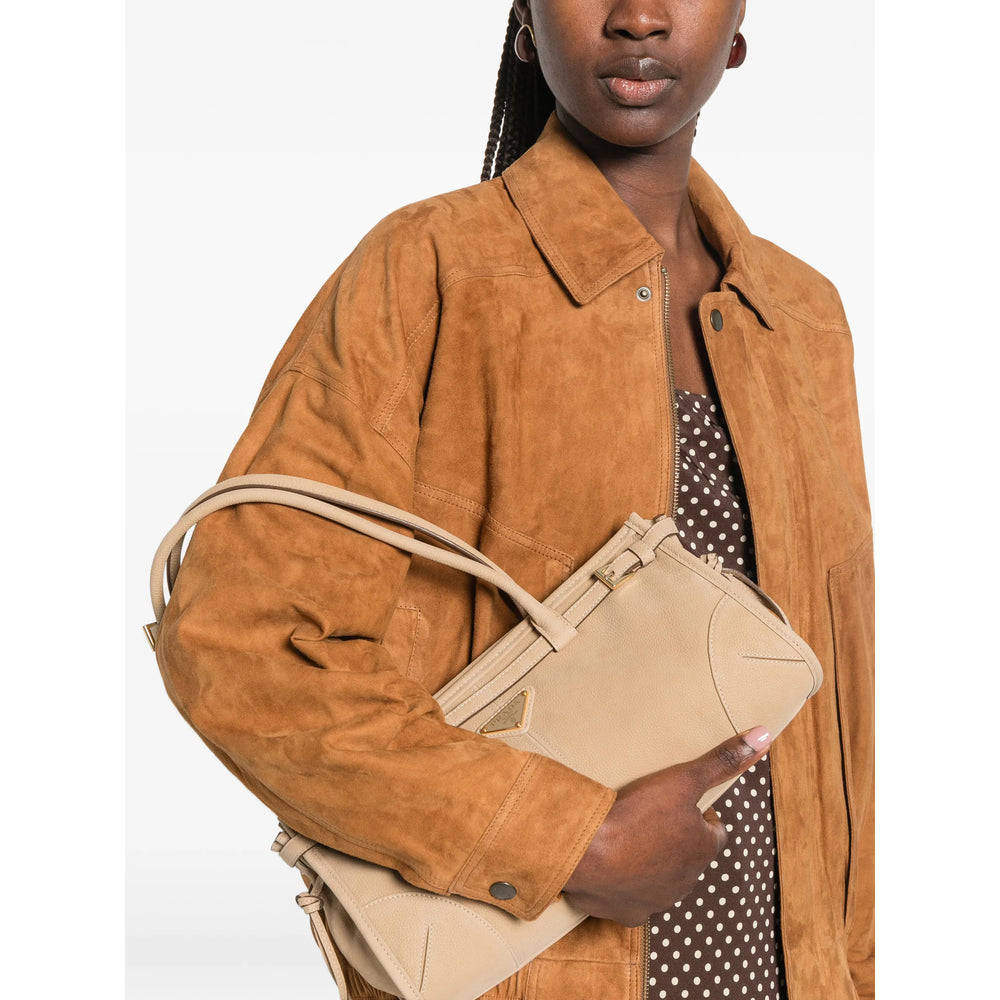 Prada Neutrals Shoulder Bags Women